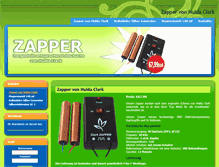 Tablet Screenshot of de.clark-zapper.com